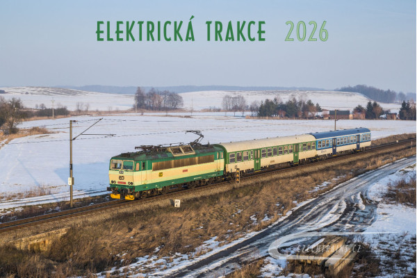Nástěnný kalendář "Elektrická trakce" na rok 2026, Zdeněk Ulrich