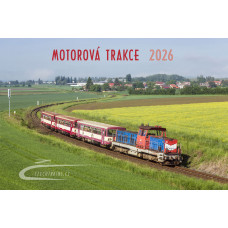 Nástěnný kalendář "Motorová trakce" na rok 2026, Zdeněk Ulrich