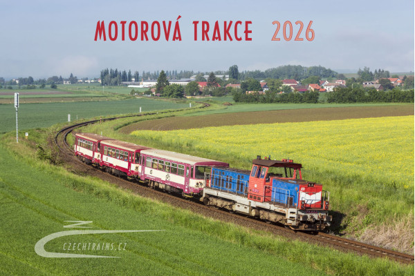 Nástěnný kalendář "Motorová trakce" na rok 2026, Zdeněk Ulrich