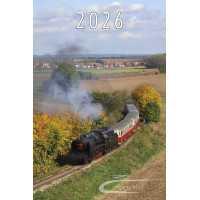 Nástěnný kalendář "Parní trakce" na rok 2026, Zdeněk Ulrich