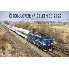 Nástěnný kalendář "Česko-slovenská železnice" na rok 2027, Zdeněk Ulrich Nástěnný kalendář "Česko-slovenská železnice" na rok 2027, Zdeněk Ulrich