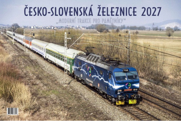 Nástěnný kalendář "Česko-slovenská železnice" na rok 2027, Zdeněk Ulrich Nástěnný kalendář "Česko-slovenská železnice" na rok 2027, Zdeněk Ulrich