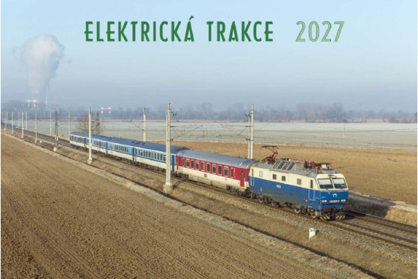 Nástěnný kalendář "Elektrická trakce" na rok 2027, Zdeněk Ulrich