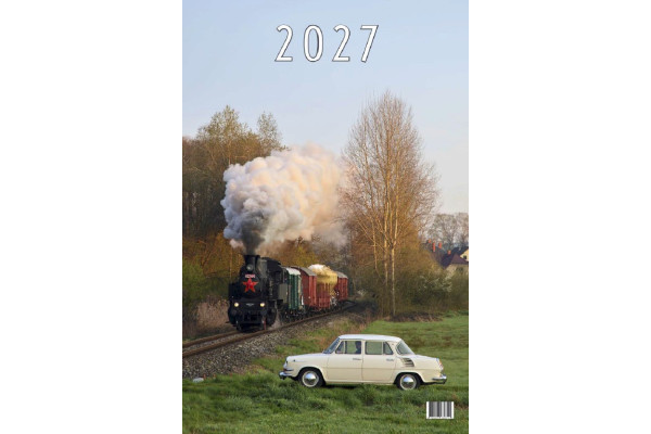 Nástěnný kalendář "Parní trakce" na rok 2027, Zdeněk Ulrich Nástěnný kalendář "Parní trakce" na rok 2027, Zdeněk Ulrich