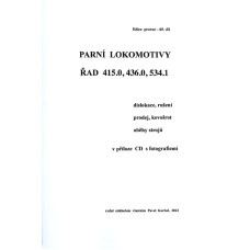 065. díl, Parní lokomotivy řad 415.0, 436.0 534.1, DOPRODEJ, Pavel Korbel