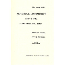 116. díl, Motorové lokomotivy řad 478.3, 4. část, stroje 3301–3408, Pavel Korbel