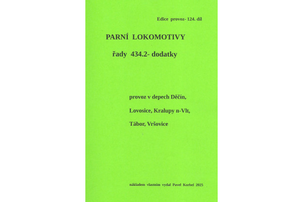 124. díl, Parní lokomotivy řady 434.2, dodatky, Pavel Korbel