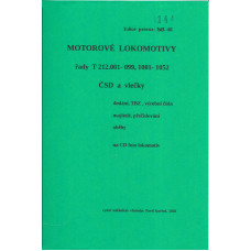 144. díl, Motorové lokomotivy řady T 212.001–099, 1001–1052, ČSD a vlečky, Pavel Korbel