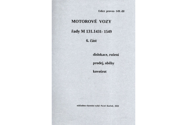 149. díl, Motorové vozy řady M 131.1, vozy čísel 1431–1549, Pavel Korbel