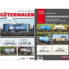 Nákladní vozy, svazek 9.2 + Model a předloha 1/2022 sada - Cisternové vozy pro chemikálie DB, DR a DB AG, Stefan Carstens, Harald Westermann