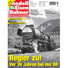 Modelleisenbahner 8/2018, DOPRODEJ, VGB 191808