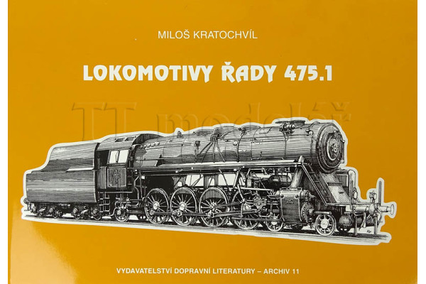 Lokomotivy řady 475.1 - výkresy, náčrtky, Miloš Kratochvíl, DOPRODEJ, Vydol 