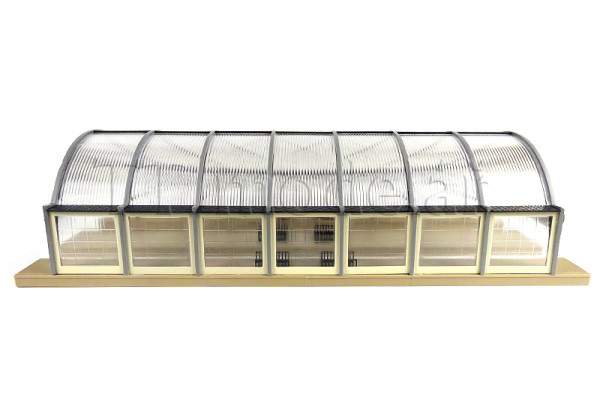 Nádražní hala, hotový model, TT, BAZAR, Auhagen 13295H Nádražní hala, hotový model, TT, BAZAR, Auhagen 13295H