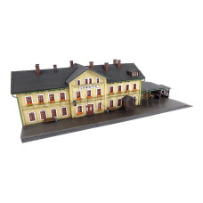 Staniční budova "Lomnice", hotový model, TT, BAZAR, Auhagen 13220H Staniční budova "Lomnice", hotový model, TT, BAZAR, Auhagen 13220H