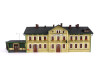 Staniční budova "Lomnice", hotový model, TT, BAZAR, Auhagen 13220H