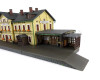 Staniční budova "Lomnice", hotový model, TT, BAZAR, Auhagen 13220H