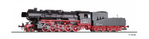 Parní lokomotiva 52 8020, DR, tendr s pevným rámem, III. epocha, TT, model Galerie Tillig 2024, Tillig 502366