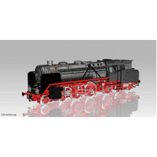 Parní lokomotiva řady 62, DR, III. epocha, analogová verze, TT, Piko 47140