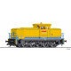 Motorová lokomotiva 345 021-0, Bahnbau, stavebnice, digitální verze, VI. epocha, TT, Tillig TT Club 2023, Tillig 502492