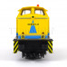 Motorová lokomotiva 345 021-0, Bahnbau, hotový model, analogová verze, VI. epocha, TT, Tillig TT Club 2023, Tillig 502491