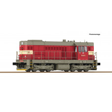 Motorová lokomotiva řady 742, ČD, analogová verze, V. epocha, H0, Roco 7300014