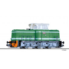 Motorová lokomotiva T 334.0, ČSD, zelená, III. epocha, TT, Tillig 04618