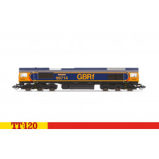 Motorová lokomotiva Class 66, Co-Co, 66714 'Cromer Lifeboat', GBRf, zvuková verze, VI. epocha, TT, Hornby TT3016XSM