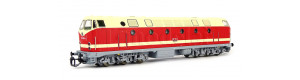 Motorová lokomotiva řady 219 155-9, spodní reflektor, nové provozní číslo, DR, IV. epocha, TT, Piko 47346-2
