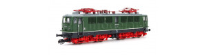 Elektrická lokomotiva řady 211, DR, 6 větracích mřížek, zelená, IV. epocha, TT, Kuehn 31634