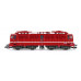 Elektrická lokomotiva řady 242, DR, 4 větrací mřížky, červená, IV. epocha, TT, DOPRODEJ, Kuehn 31722