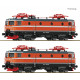 Set dvou elektrických lokomotiv Rm, SJ, analogová verze, IV. epocha, H0, Roco 7500048