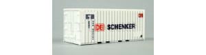 Kontejner ,,DB Schenker", bílý, H0, BuBiModel h070121