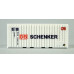 Kontejner DB Schenker, bílý, TT, BuBiModel tt70121