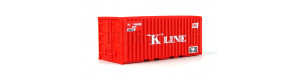 Kontejner ,,''K'' LINE", H0, BuBiModel h070127