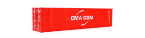 Kontejner 40´ CMA-CGM, červený, H0, IGRA MODEL 96020012/6