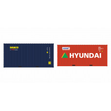 Set 2 kontejnerů Seaco HC + Hyundai LC, H0, IGRA MODEL 98010030
