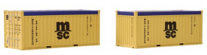 Set 2 kontejnerů MSC, H0, IGRA MODEL 98010051