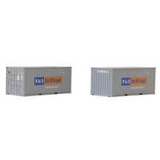 Set 2 kontejnerů P&O Nedlloyd, H0, DOPRODEJ, IGRA MODEL 98010052
