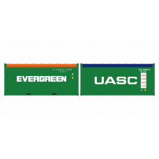 Set 2 kontejnerů Evergreen OT + UASC OT, H0, IGRA MODEL 98010059