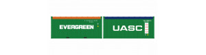 Set 2 kontejnerů Evergreen OT + UASC OT, H0, IGRA MODEL 98010059