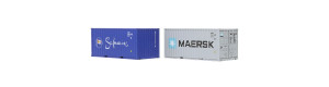 Set 2 kontejnerů Safmarine Maersk, H0, IGRA MODEL 98010054