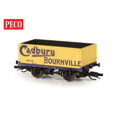 Otevřený vůz se sedmiprkennou korbou, Cadbury Bourneville, TT, Peco TTR-7014P