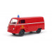 Klanicový vůz R 10, DB, ložený hasičským automobilem Matador, III. epocha, TT, Tillig 14665