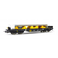 Plošinový vůz Sgmmns 4505, On Rail GmbH, s nákladem, VI. epocha, H0, Tillig 76782