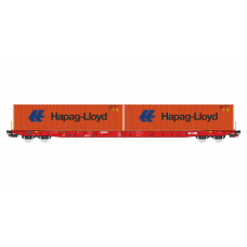 Kontejnerový vůz Sggnss RailCargo se dvěma kontejnery Hapag Lloyd, VI. epocha, H0, IGRA MODEL 96010094