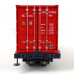 Kontejnerový vůz Sggnss-XLs AITX s 20' kontejnerem Cai a 40' kontejnerem "K"line, VI. epocha, H0, IGRA MODEL 96010086