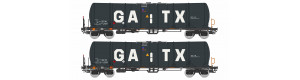 Set dvou kotlových vozů Zacns 98 GATX, VI. epocha, H0, IGRA MODEL 96110021