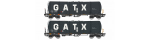 Set dvou kotlových vozů Zacns 98 GATX, VI. epocha, H0, IGRA MODEL 96110030