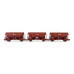 Set tří samovýsypných vozů s odsuvnou střechou řady Tdns, ČD Cargo, VI. epocha, H0, Roco 6600078