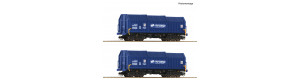 Set dvou vozů Shimmns s posuvnými stěnami, PKP Cargo, VI. epocha, TT, Roco 6680008